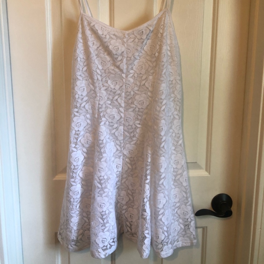 TopShop White Lace Dress